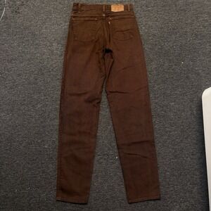 VINTAGE Levis Jeans Mens 30x34 Brown 550 Relaxed Tapered Leg Made USA 90s